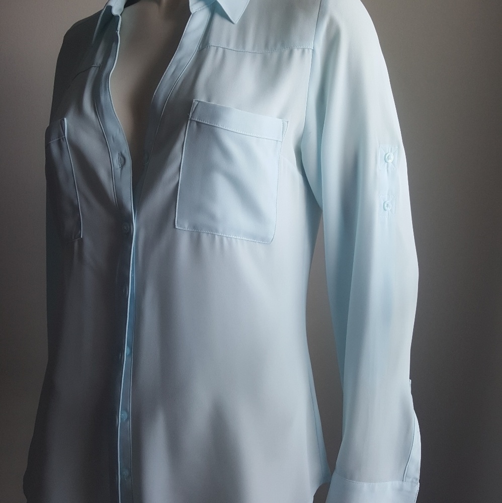 Express Baby Blue Portifino Shirt